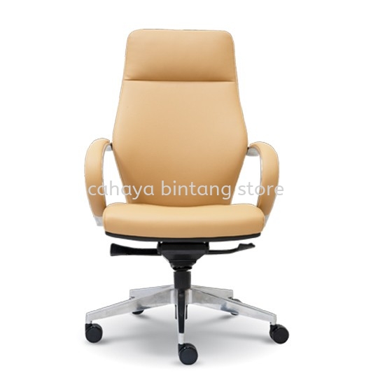 BUSSELTON HIGH BACK DIRECTOR CHAIR | LEATHER OFFICE CHAIR SUNWAY SELANGOR