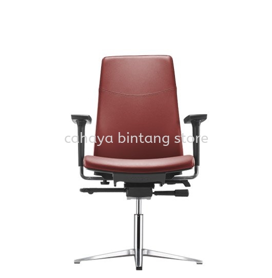 HUGO VISITOR EXECUTIVE CHAIR | LEATHER OFFICE CHAIR BALAKONG SELANGOR MALAYSIA