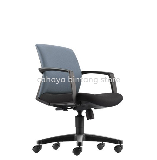 FITS LOW BACK EXECUTIVE CHAIR | LEATHER OFFICE CHAIR PJ SELANGOR MALAYSIA