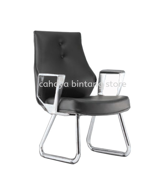 BEGONIA VISITOR DIRECTOR CHAIR | LEATHER OFFICE CHAIR BATU CAVES SELANGOR