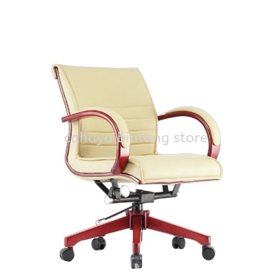 CANTARA 2A WOODEN DIRECTOR LOW BACK LEATHER OFFICE CHAIR - BEST COMFORTABLE WOODEN DIRECTOR OFFICE CHAIR | WOODEN DIRECTOR OFFICE CHAIR KERINCHI | WOODEN DIRECTOR OFFICE CHAIR BANGSAR SOUTH | WOODEN DIRECTOR OFFICE CHAIR JALAN IPOH
