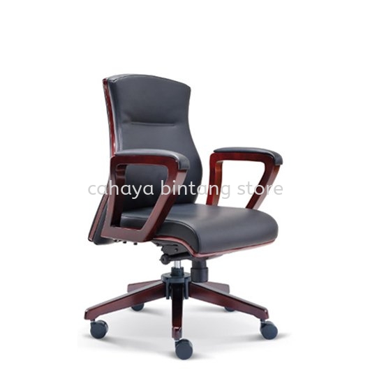 EMILY LOW BACK DIRECTOR CHAIR | LEATHER OFFICE CHAIR SEPANG SELANGOR