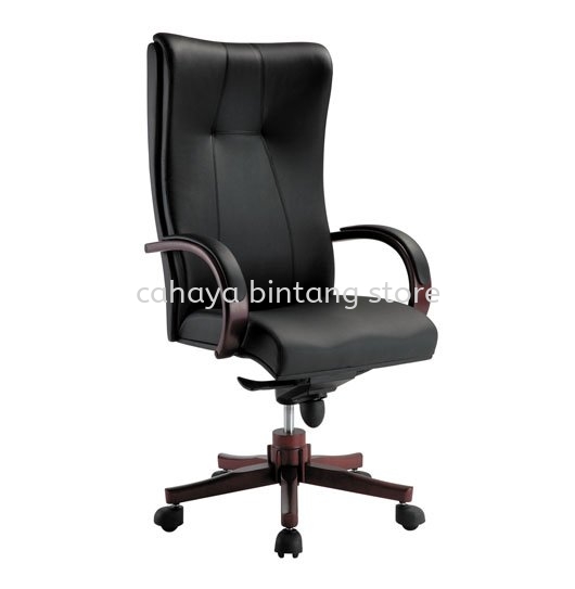 CORE HIGH BACK DIRECTOR CHAIR | LEATHER OFFICE CHAIR SETIA ALAM SELANGOR