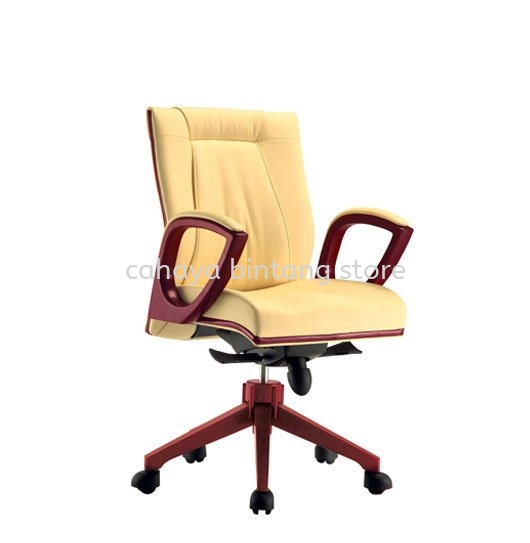 JESSI LOW BACK DIRECTOR CHAIR | LEATHER OFFICE CHAIR SUNGAI BULOH SELANGOR