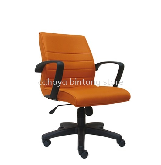 PLUS LOW BACK STANDARD CHAIR | FABRIC OFFICE CHAIR BOTANIC SELANGOR MALAYSIA