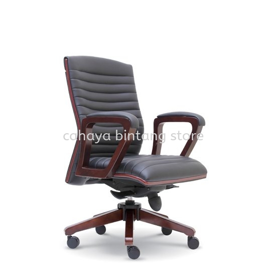 STONOR WOODEN DIRECTOR LOW BACK LEATHER OFFICE CHAIR - HOT ITEM WOODEN DIRECTOR OFFICE CHAIR | WOODEN DIRECTOR OFFICE CHAIR SETIA ALAM | WOODEN DIRECTOR OFFICE CHAIR SETIA AVENUE | WOODEN DIRECTOR OFFICE CHAIR JALAN AMPANG