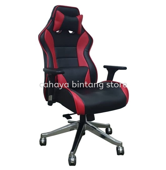 GAMING CHAIR 2 C/W ADJUSTABLE ARMREST & ALUMINIUM BASE- Gaming Chair Desa Pandan | Gaming Chair Pandan Jaya | Gaming Chair Taman Maluri | Gaming Chair Ampang Jaya