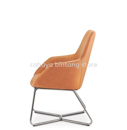 ANTHOM VISITOR EXECUTIVE CHAIR | LEATHER OFFICE CHAIR KEPONG KL MALAYSIA