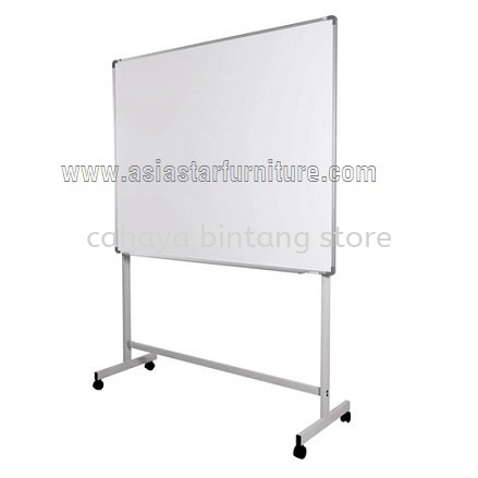 SINGLE SIDED WHITE BOARD WITH MOBILE STAND-whiteboard sentul | whiteboard brickfield | whiteboard damansara jaya