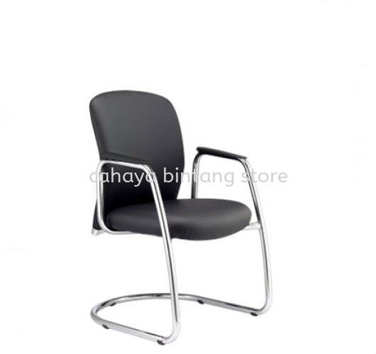 BRYON VISITOR EXECUTIVE CHAIR | LEATHER OFFICE CHAIR KELANA JAYA SELANGOR