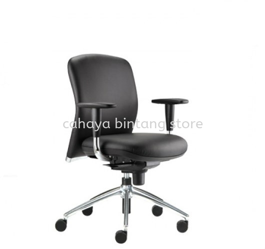 BRYON LOW BACK EXECUTIVE CHAIR | LEATHER OFFICE CHAIR SEGAMBUT KL MALAYSIA