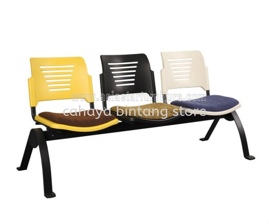 AEXIS POLYPROPYLENE THREE SEATER LINK STUDENT CHAIR - TOP RECOMMENDED STUDENT CHAIR | STUDENT CHAIR TAMAN MAYANG JAYA | STUDENT CHAIR SEA PARK PJ | STUDENT CHAIR MENARA CITYBANK