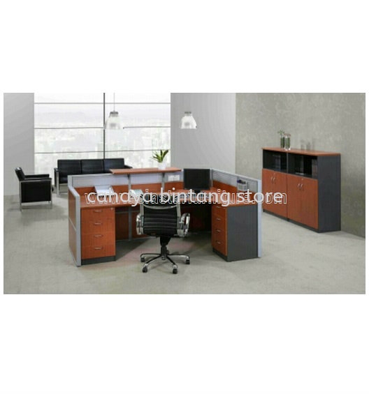 SUPERIOR RECEPTION COUNTER OFFICE TABLE  - reception counter office table ss2 pj | reception counter office table kota kemuning | reception counter office table the LINC KL