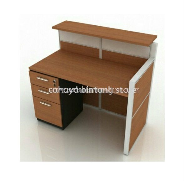 SUPERIOR RECEPTION COUNTER OFFICE TABLE - reception counter office table setia avenue | reception counter office table bandar bukit raja | reception counter office table klcc