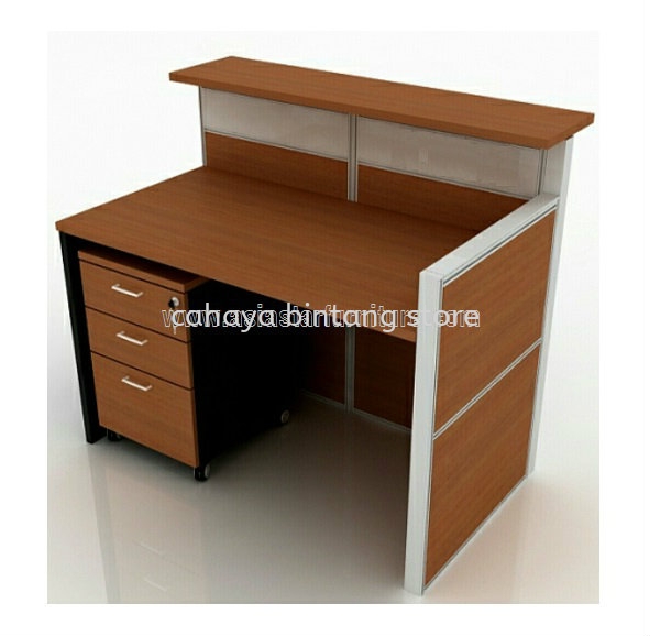 SUPERIOR MEJA PEJABAT KAUNTER TETAMU -  reception counter office table banting | reception counter office table port klang | reception counter office table sungai besi