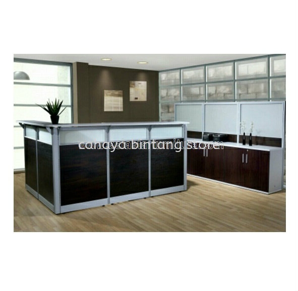 SUPERIOR MEJA PEJABAT KAUNTER TETAMU - reception counter office table segambut | reception counter office table ampang | reception counter office table puchong