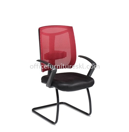 JENKAL VISITOR ERGONOMIC MESH OFFICE CHAIR WITH STEEL BASE & BACK SUPPORT-ergonomic mesh office chair old klang road | ergonomic mesh office chair kl trilion | ergonomic mesh office chair office chair direct from factory