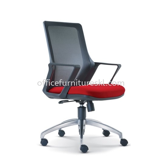 RIA 1 LOW BACK ERGONOMIC MESH OFFICE CHAIR WITH ALUMINIUM ROCKET DIE-CAST BASE-ergonomic mesh office chair happy garden | ergonomic mesh office chair jalan raja chulan | ergonomic mesh office chair top 10 best comfortable office chair