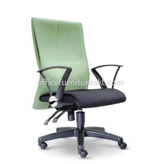 DISS FABRIC MEDIUM BACK OFFICE CHAIR - Top 10 New Design Fabric Office Chair | Fabric Office Chair Dataran Prima | Fabric Office Chair Taman Sea | Fabric Office Chair Bangi