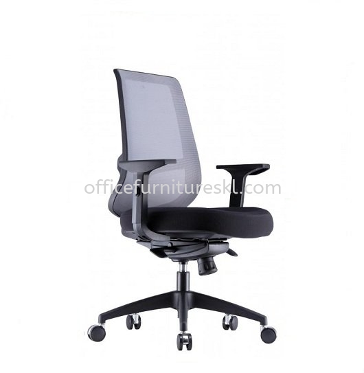 ORION 1 KERUSI PAJABAT SEDERHANA JARING EKSEKUSIF DENGAN KAKI PLASTIK ( NYLON )-kerusi pejabat jaring eksekusif ttdi | kerusi pejabat jaring eksekusif setiawangsa | kerusi pejabat jaring eksekusif office chair ready stock