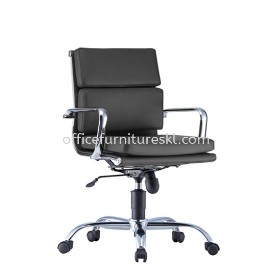 SEFINA(P1) EXECUTIVE LOW BACK LEATHER OFFICE CHAIR - office furniture mall | executive office chair sepang | executive office chair salak south | executive office chair taman desa