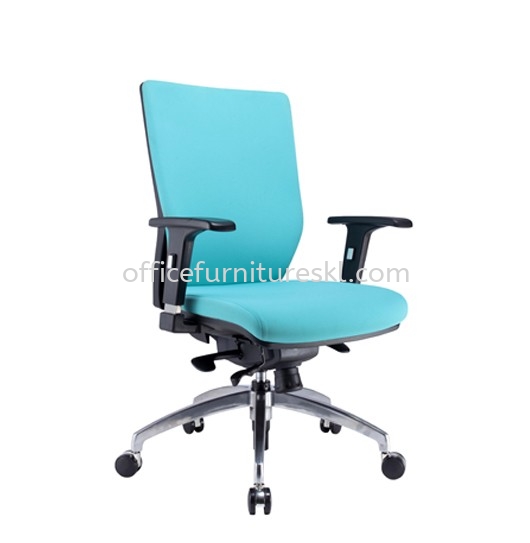  &#8203;INFLORA 2 KERUSI PEJABAT EKSEKUTIF SEDERHANA DENGAN KAKI PLASTIK - office chair fast delivery | kerusi pejabat kain eksekutif old klang road | kerusi pejabat kain eksekutif sri petaling bukit jalil | kerusi pejabat kain eksekutif viva home shopping mall