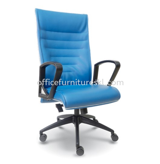 HALLEN EXECUTIVE HIGH BACK LEATHER OFFICE CHAIR - promotion | executive office chair sunway damansara | executive office chair tropicana garden mall | executive office chair taman shamelin perkasa