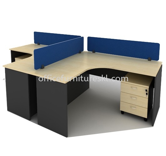 2 PARTITION PEJABAT/STESEN KERJA WORKSTATION - Office Furniture Manufacturer Partition Workstation | Partition Workstation Taman Perindustrian Subang | Partition Workstation Puchong | Partition Workstation Sri Petaling