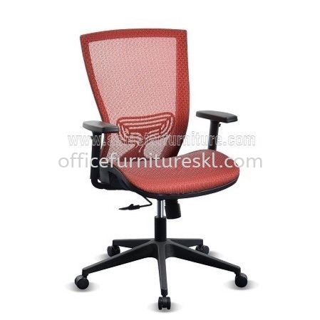 ADORA FULL MESH MEDIUM BACK OFFICE CHAIR WITH NYLON BASE- ergonomic mesh office chair tropicana | ergonomic mesh office chair ukay perdana | ergonomic mesh office chair top 10 must have  office chair