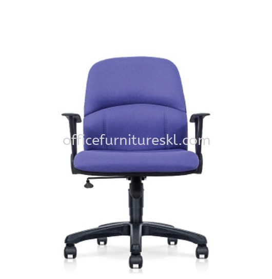 GAURA FABRIC LOW BACK OFFICE CHAIR - Offer Fabric Office Chair | Fabric Office Chair Balakong | Fabric Office Chair The Mines | Fabric Office Chair Pudu Plaza