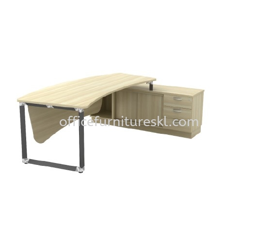 PYRAMID DIRECTOR OFFICE TABLE & SIDE CABINET - Offer Director Office Table | Director Office Table Ampang Point | Director Office Table Imbi | Director Office Table Pudu