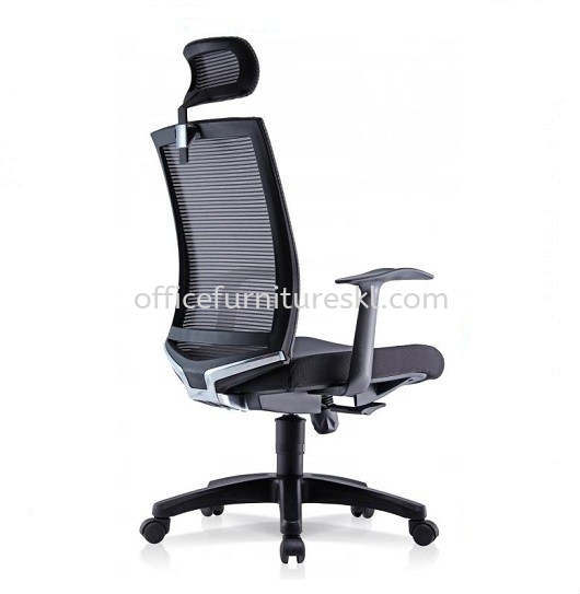 EVIN 1 HIGH BACK ERGONOMIC MESH OFFICE CHAIR WITH FIXED ARMREST-ergonomic mesh office chair klia | ergonomic mesh office chair titiwangsa | ergonomic mesh office chair office chair sungai buloh