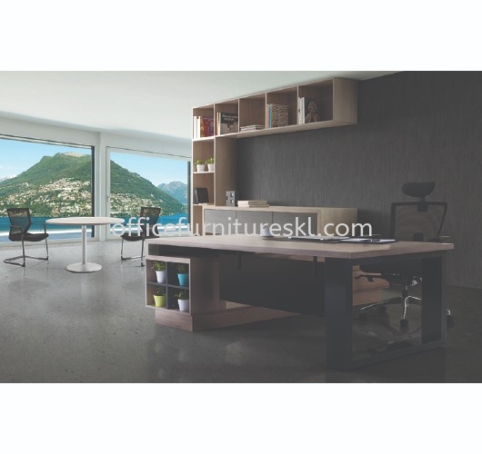 BELCO EXECUTIVE DIRECTOR OFFICE TABLE FRONT VIEW - Top 10 Best Budget Director Office Table | Director Office Table Balakong | Director Office Table Mahkota Cheras | Director Office Table Puchong