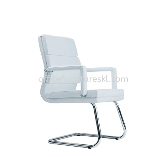 QUODRO (A) EXECUTIVE VISITOR LEATHER OFFICE CHAIR - year end sale | executive office chair taipan 2 damansara | executive office chair pusat dagangan nzx | executive office chair pandan indah