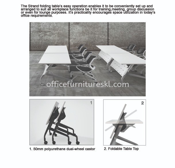 STRANDER FOLDING TABLE ( Specification 3 ) - Folding Table Mahkota Cheras | Folding Table Puchong | Folding Table Sunway | Folding Table Subang