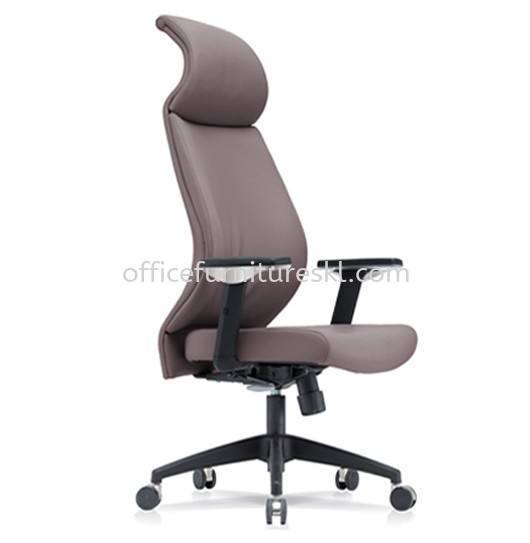 SENSE 3 KERUSI PEJABAT EKSEKUTIF TINGGI (CURVE) DENGAN KAKI PLASTIK (NYLON) - top 10 best design kerusi pejabat | kerusi pejabat kain eksekutif setia walk puchong | kerusi pejabat kain eksekutif loi boulevard | kerusi pejabat kain ekskeutif titiwangsa