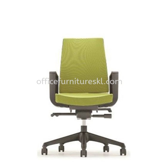 CLOVER EXECUTIVE LOW BACK FABRIC OFFICE CHAIR WITH ROCKET NYLON BASE - office chair avenue k | office chair kelana jaya | office chair top 10 best model office chair