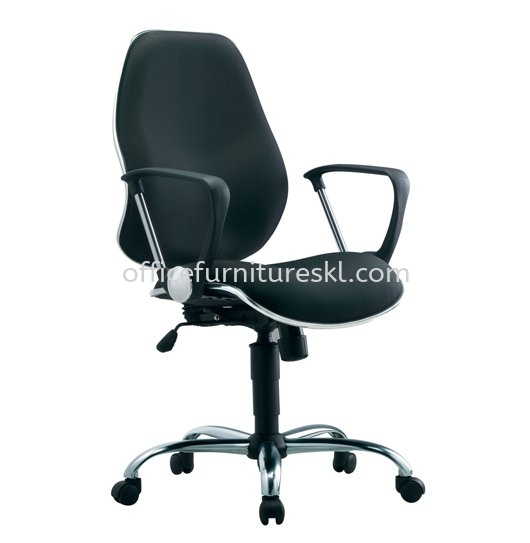 REGIS (B) KERUSI PEJABAT EKSEKUTIF SEDERHANA DENGAN KAKI ALUMINIUM - hot item | kerusi pejabat kain eksekutif ldp furniture mall | kerusi pejabat kain eksekutif icon city pj | kerusi pejabat kain ekskeutif taman connaught