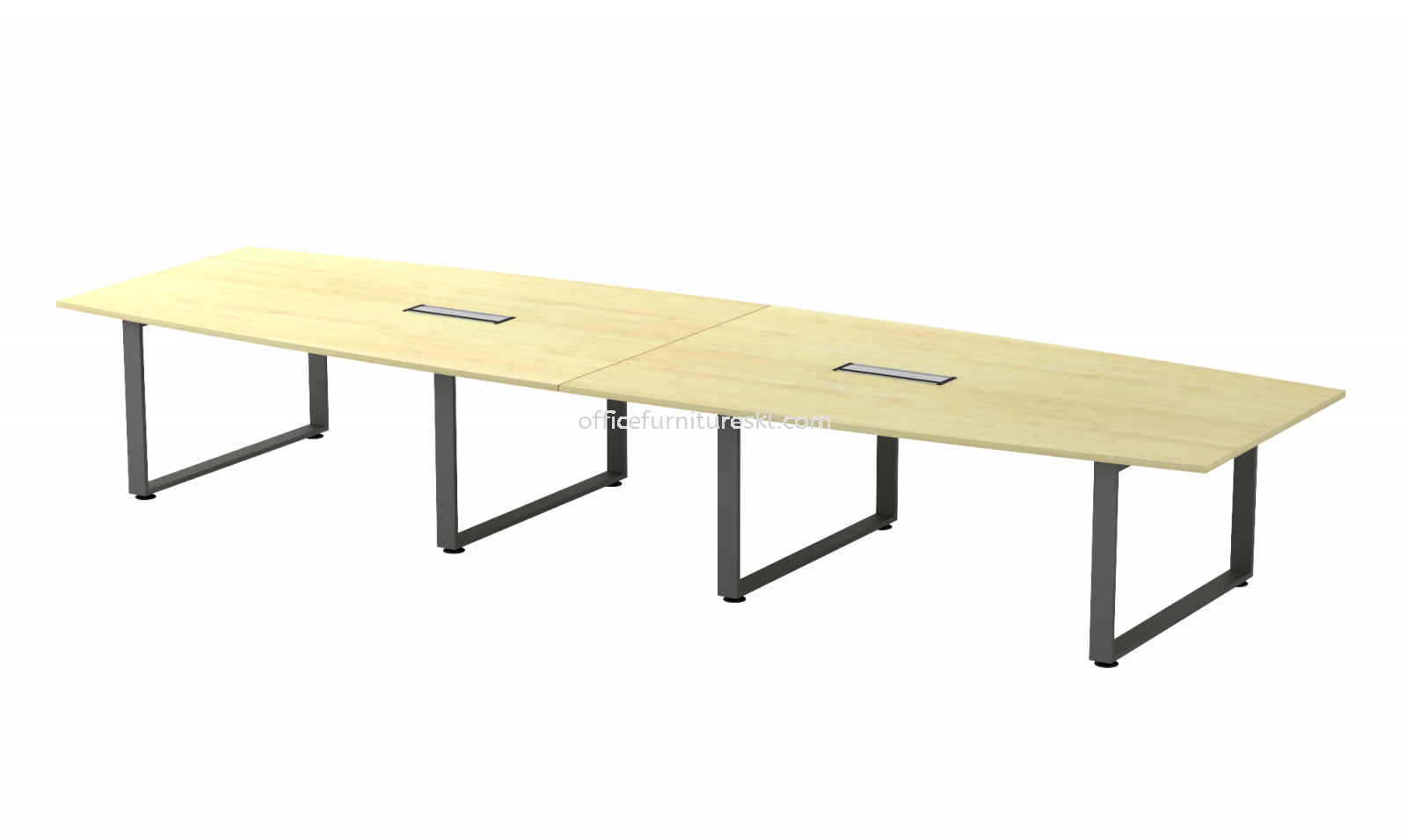 OLVA BOAT SHAPE MEETING TABLE - year end sale | meeting table cheras | meeting table ampang | meeting table taman muda