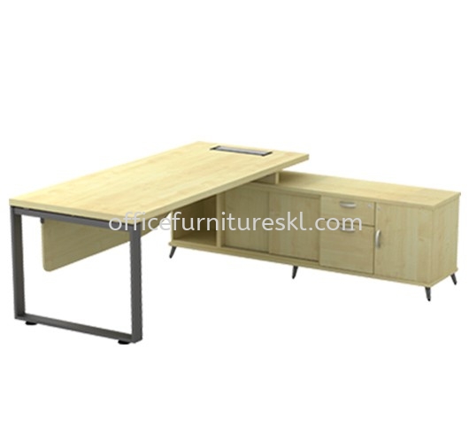 OLVA EXECUTIVE DIRECTOR OFFICE TABLE & SIDE CABINET - Top 10 Best Recommended Director Office Table | Director Office Table Batu Caves | Director Office Table Kepong | Director Office Table Serdang