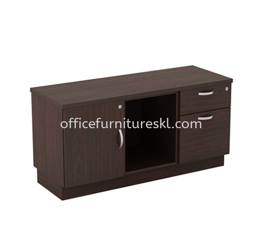 QAMAR SIDE OFFICE FILING CABINET C/W FIXED PEDESTAL 1D1F & OPEN SHELF (R) & SWINGING DOOR (L) - Selling Fast Filing Cabinet | Filing Cabinet Batu Caves | Filing Cabinet Kepong | Filing Cabinet Serdang