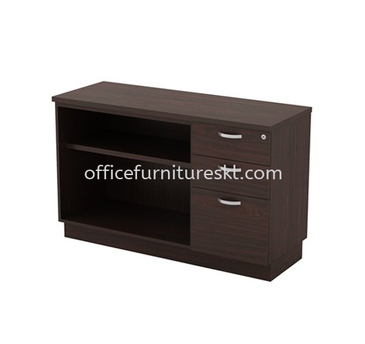 QAMAR SIDE OFFICE FILING CABINET C/W OPEN SHELF & FIXED PEDESTAL 2D1F - Anniversary Sale Filing Cabinet | Filing Cabinet Setapak | Filing Cabinet Taman Melawati | Filing Cabinet Setiawangsa