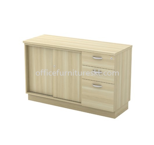 EXTON KABINET PEJABAT TEPI MEJA KAYU DENGAN PINTU BERLACI 2D1F - Top 10 New Design Filing Cabinet | Filing Cabinet Pandan Indah | Filing Cabinet Pandan Perdana | Filing Cabinet Taman Muda