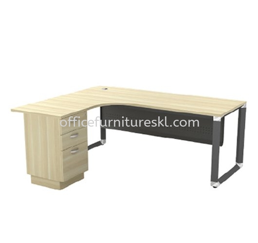 PYRAMID MEJA PEJABAT/TULIS EKSEKUTIF BERBENTUK L & LACI AOML 552-3D - Top 10 Most Popular Executive Office Table | Executive Office Table Bukit Damansara | Executive Office Table Damansara Town Centre | Executive Office Table Chan Sow Lin