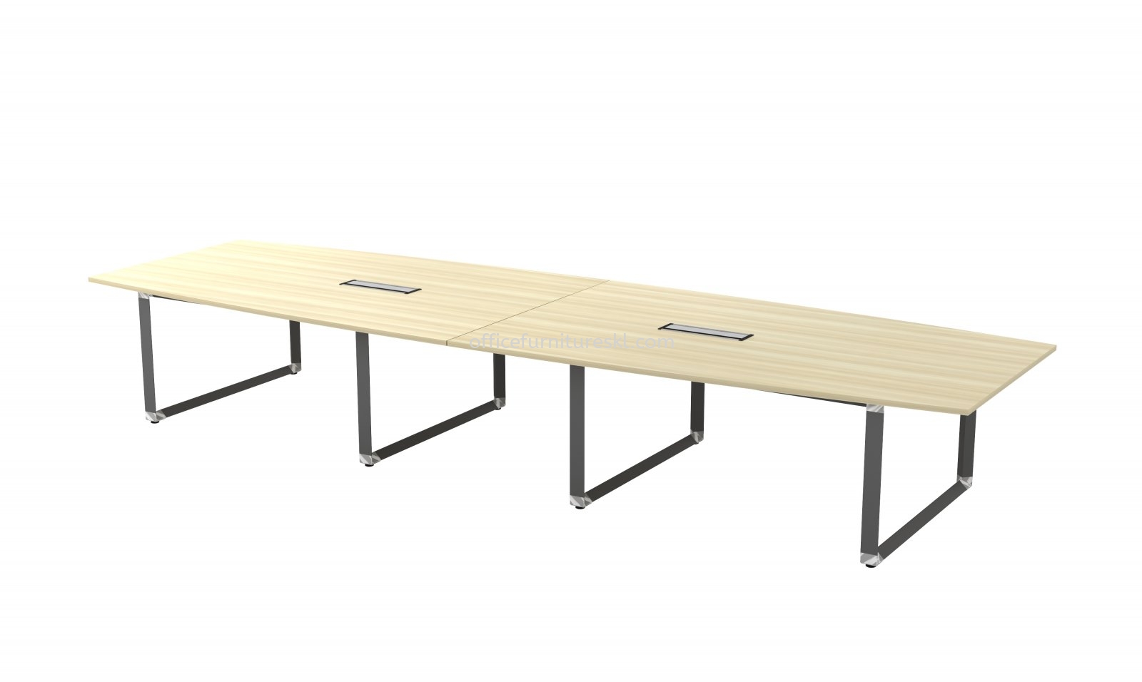 PYRAMID BOAT SHAPE MEETING TABLE (14 person)