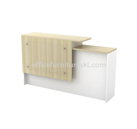 MUPHI RECEPTION COUNTER OFFICE TABLE - top 10 best model reception counter office table | reception counter office table setia avenue | reception counter office table bandar bukit raja | reception counter office table klcc