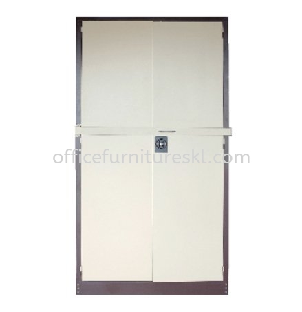 FULL HEIGHT STEEL SWINGING DOOR FILING CABINET/STEEL CUPBOARD C/W LOCKING BAR - kl sentral | sri hartamas | bangsar south