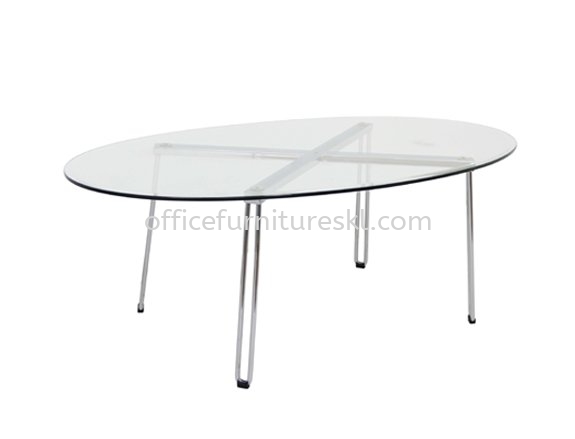 FURA COFFEE TABLE C/W TEMPERED GLASS TABLE TOP - Best Promotion Coffee Table | office sofa coffee table | office sofa coffee table | coffee table Setiawangsa 