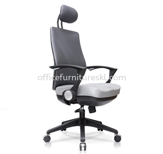 AMPLO EXECUTIVE HIGH BACK FABRIC OFFICE CHAIR - office chair danau kota | office chair dataran sunway | office chair top 10 new design office chair