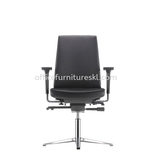 CLOVER EXECUTIVE VISITOR LEATHER OFFICE CHAIR - office chair wisma central | office chair ldp furniture mall | office chair top 10 best model office chair